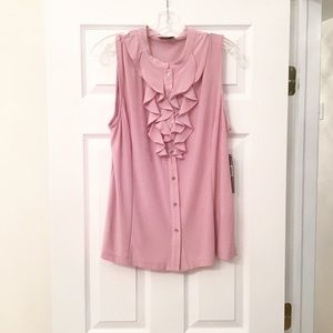 Tahari sleeveless blouse - [NEW]